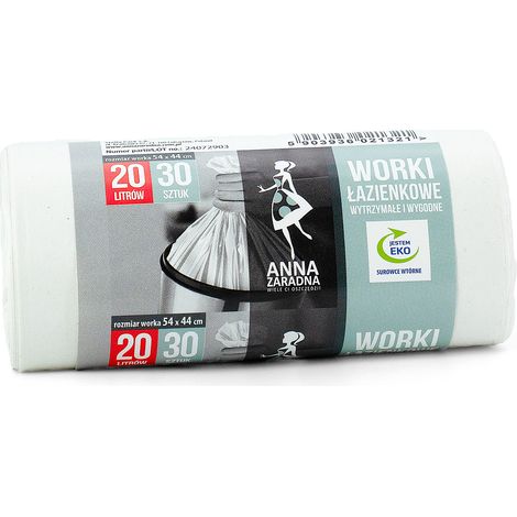 Bolsas de basura de 20 l blancas hdld a'30 Anna Zaradna (1/5)