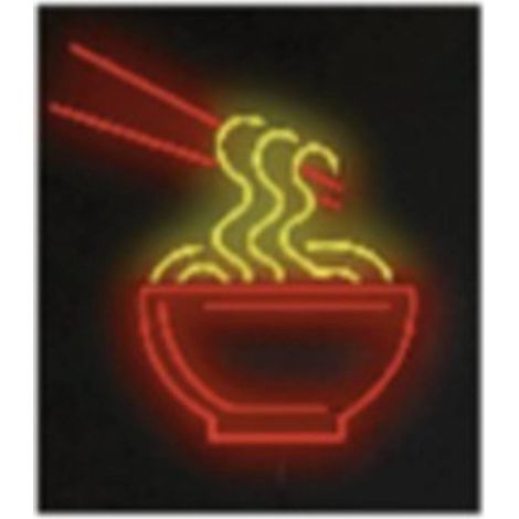 Neon led a forma di spaghetto, 35 cm, rosso - Atmosphera créateur d'intérieur (1/5)