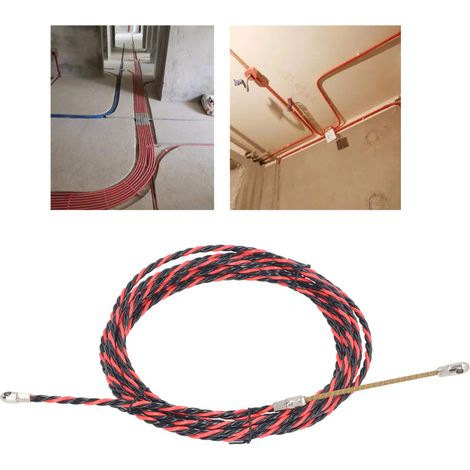 Tire-câbles manuel à ressort pour électricien, outil de tirage de câbles de 10 m (1/5)