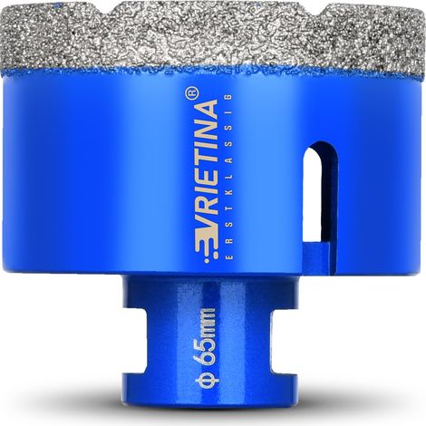 Foret diamanté pour carrelage M14 - 65 mm - Foret diamanté pour verre et carrelage humide / sec - Couronne de forage pour meuleuse d'angle - Scie cloche diamant - Pour carrelage, marbre, granit, (1/5)