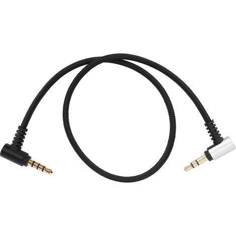 Adaptateur TRS vers TRRS 3.5mm Compatible Micro RODE SC7 - Câble Microphone 35cm (1/5)