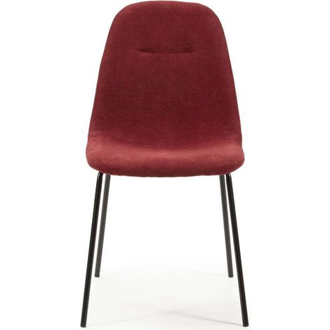 Pack de 4 sillas modelo Roma acabado rojo 85 cm (alto) 54 cm (ancho) 45 cm (largo) (1/3)