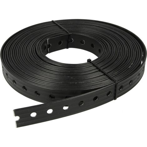 Bande de montage perforée plastifiée diam. 8,5 x 27 mm