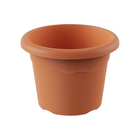 Pot Injection Terracotta ø22cm Résistant Et Léger Pour Extérieur - Plastiken