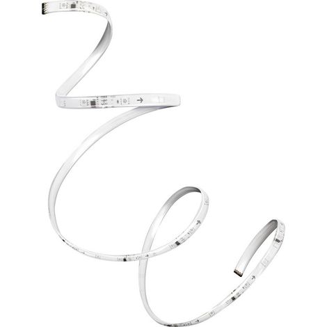 OSRAM Bande LED FLEX 5M RC, blanche, 14W, 900lm, lumière blanc chaud, récepteur sonore intégré, capteur de couleur RVB, télécommande, longue durée de vie, installation facile, indice de protection IP2 (1/4)