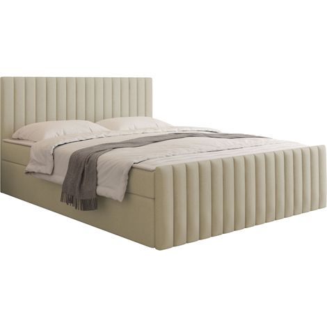 Lit boxspring Comfivo Apis II, Polo 872, Double, Continental, 160x200, Tissu, Disponible, 163x212x97cm (1/5)