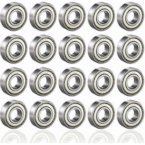 608ZZ Kugellager, ABEC 7, 20er-Pack. Hochwertige Lager für Rollschuhe, Skateboards, Longboards, Waveboards, 8 x 22 x 7 mm, GU.B/guter Zustand.