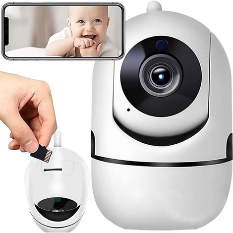 Caméra vidéo Wi-fi Rotation 360 ° Cam IP Moniteur pour bébé (1/5)