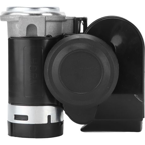 Klaxon Pneumatique 12V 125dB Double Son avec Relais pour Camion Voiture Moto Quad (1/5)