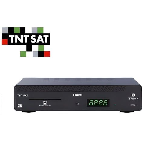 TERMINAL RÉCEPTEUR SATELLITE ASTRA TRIAX THR9910 TNTSAT (VENDU SEUL SANS CARTE ET HDMI )