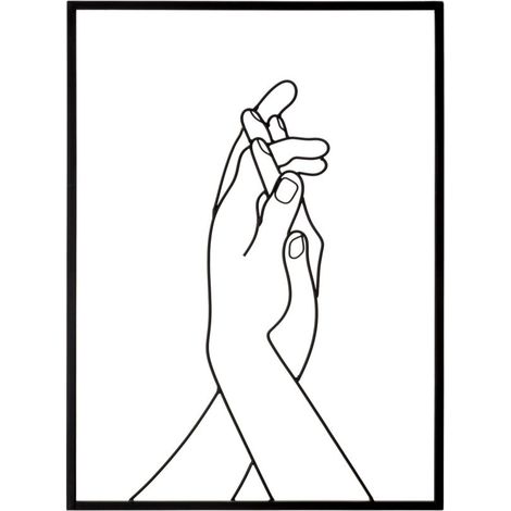 PANEL DE HIERRO SIMPLY HANDS CM 40X1X55 (1/5)