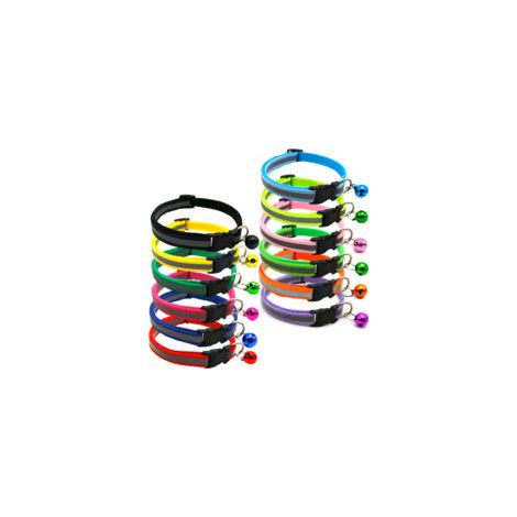 Welpenhalsband – Superweiches Nylon-Welpenhalsband, 12er-Pack – Crezuo
