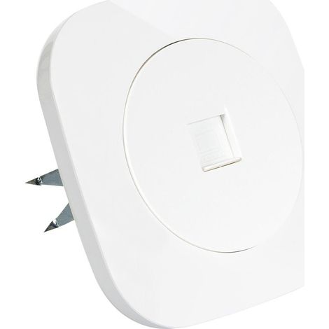Toma RJ45 Internet Classic Round Blanco