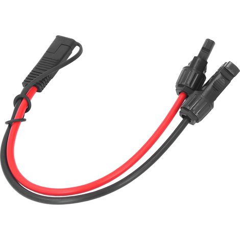 Câbles pour panneaux solaires, connecteurs, adaptateur SAE, fil de cuivre 10AWG, 0,35 m, pour camping-car