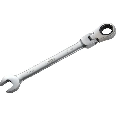 Gelenkschlüssel Ratschenschlüssel Gabelschlüssel 11 mm Ringratschenschlüssel (1/3)