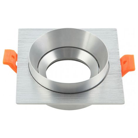 FAB 14358CU70  Incasso Orient.son Doong 1xgu10 Square Alu / cr 1,5x9,2x9,2 Cm 8 Cut.C / portalampada