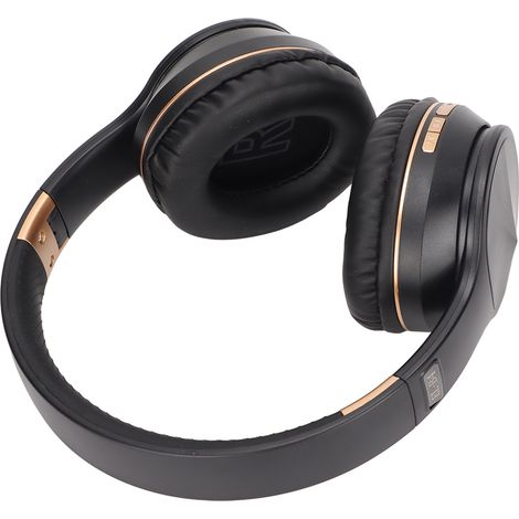 ELB4 Multifunktionale, faltbare, kabellose Bluetooth-Kopfhörer für Sport und Gaming (Schwarz und Gold) (1/5)