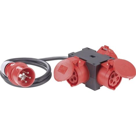 Pce Distribuitore di corrente CEE in plastica 400 V 16 A