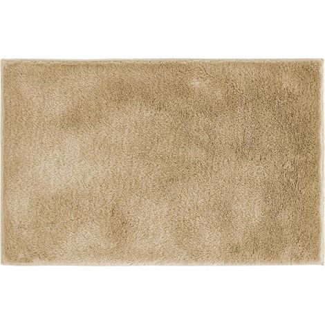 Florida - Tapis de Bain antidérapant - Doux et Moelleux - Antidérapant - Lavable - 40 x 60 cm - Taupe (1/5)
