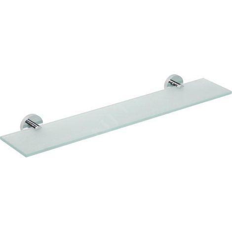 Sapho X-Round - Tablette murale, longeur 600 mm, verre/chrome XR609