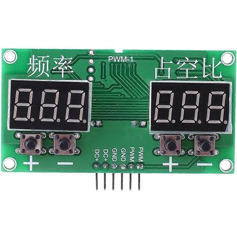 PWM-Pulsfrequenz 6 Hz–100 kHz, Rechteckwellen-Signalgenerator, Tastverhältnis 1–99 %