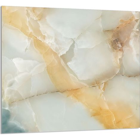 Panneau de verre pour cuisine 65x60 Marbre (1/5)