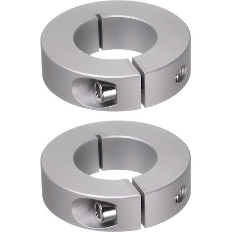 2pcs Bague de Réglage Bague Arrêt d'axe Butée Arbre Collier Diviser 30mm Alésage Aluminium Alliage, 55mm OD, 15mm Largeur pour Roue Brouette Pont Boîte Vitesses Anodisation (1/5)
