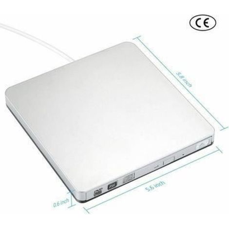 Graveur DVD - INAC - INAC01 - USB 3.0 - Aluminium - Compatible CD/DVD (1/4)