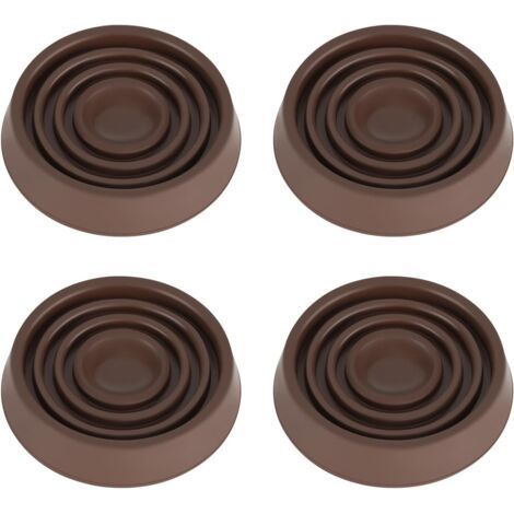 Roulettes pour meubles, diamètre 3 pouces, 4 coupelles en caoutchouc, patins antidérapants adaptés aux lits, canapés, tables, chaises, etc. (1/5)