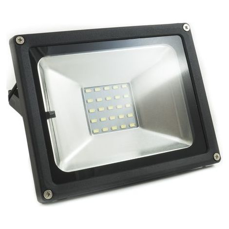 TrAdE Shop Traesio - Faro Led A Energia Solare Con Pannello Fotovoltaico Crepuscolare + Telecomando W - 20 Watt (1/3)