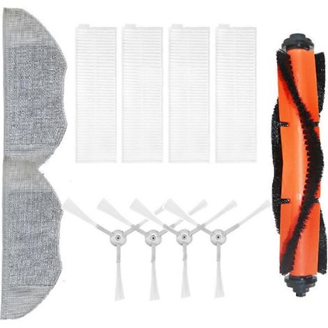 Fit pour S20/E10 / E12 E10C – G1/3C Plus / 3C Pro / C103 Main Roller Side Brosse Filtre Serpillière Cloth (1/5)