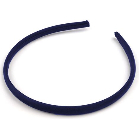 Fascia per capelli M01 in raso blu fiordaliso Fascia per capelli M01 in raso blu fiordaliso (1/2)