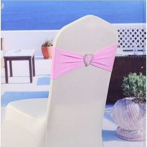 50pcs Couverture de chaise Housse de Chaise , Mince élastique Couleur Pure Housse pour Maison, hôtel, Banquet C094C (1/4)