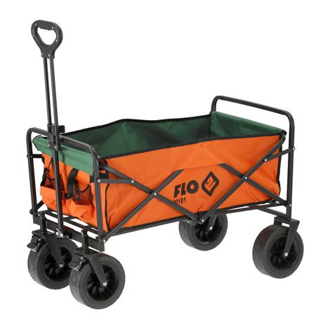 Faltbarer Gartenwagen 91 x 44 x 26 cm, bis 100 kg, Bollerwagen, Transportkarre (1/3)