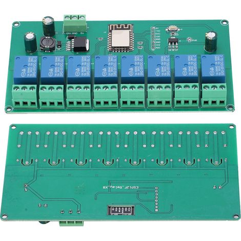 Module Relais WIFI 8 Canaux ESP8266 Carte de Développement pour Commande Sans Fil DC 7‑28V / 5V (1/5)