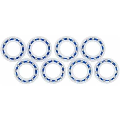 Set of 8 wheel bearings for Polaris 280/180 robots, compatible with the C60 pool cleaner. (1/5)