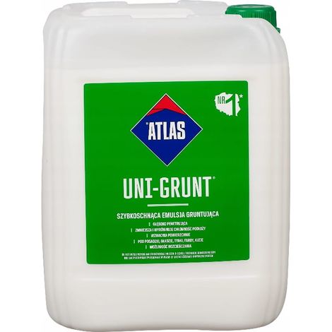 Emulsión de imprimación de secado rápido Atlas Uni-Grunt 10 L