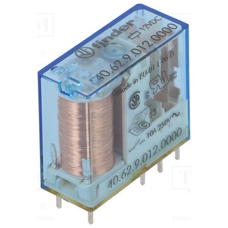 Rele 12vdc 2ctos. Conmutados Dpdt 10a/250vac 40.62.9.012.0000