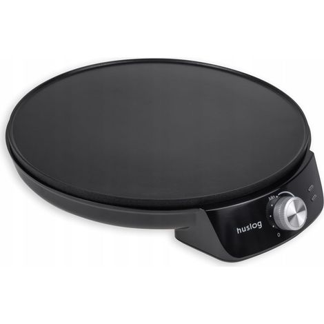 Crêpière électrique 1200W 29 cm, revêtement antiadhésif contrôle température, crêpes pancakes tacos maison