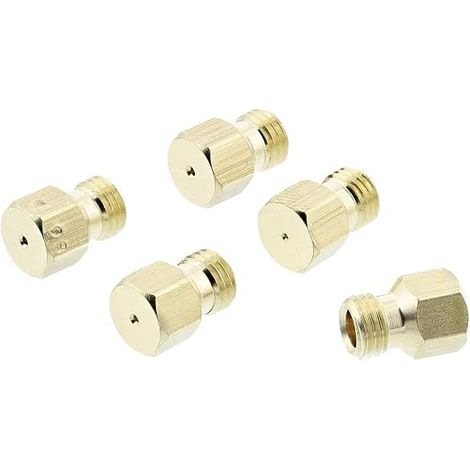 LPG Cooker Nozzles G30 - G31 - 1 x 0.50, 2 x 0.65, 1 x 0.70, 1 x 0.87