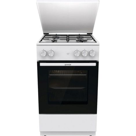 Gore GG5A14WJ cuisinière blanche avec 4 brûleurs (1/3)