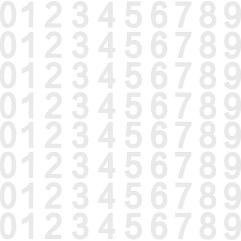 80 Pièces Autocollant de Numéro de Boîte aux Lettres Blanc Réfléchissant 1-9 Autocollant de Numéro de Maison D'adresse Etanche 5 cm Autocollant Numéro Adhésif Collant sur Famille (1/5)