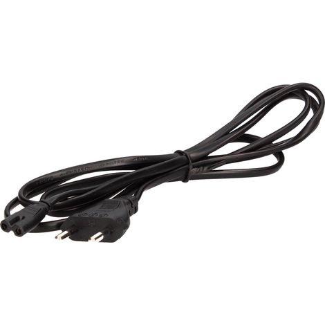 Cable conexión AC006 (2x0.75mm) 1,5M negro (1/4)