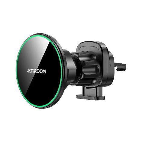Joyroom Car Mount Magnetic Wireless Charger (Air Outlet Version) 4.7 - 6.8 inch, PD 15W, Qi2, Black (JR-ZS412) Black
