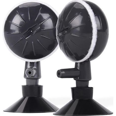 Lot de 2 pierres à air à bulles d'air rotatives, diffuseur d'oxygène réglable pour pierres à air, pompe à ventouse pour aquariums, aquariums, pompe (1/5)