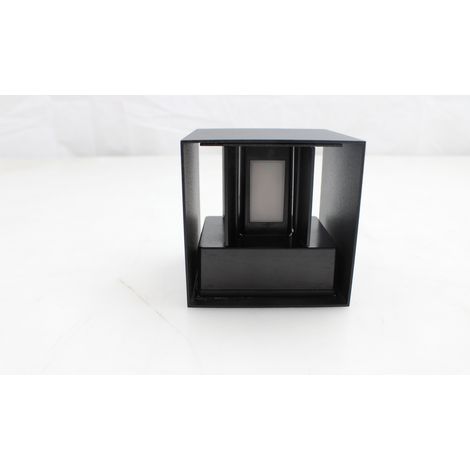 [GEBRAUCHT] B-Ware Paulmann Cybo Led Außenwandleuchte Rgbw Wandleuche Wandlampe 10x10cm Anthrazit