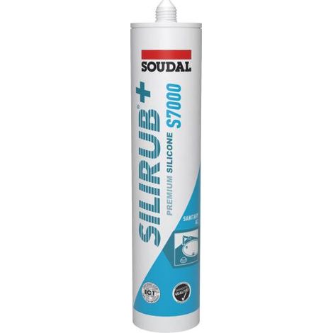 Soudal Sanitärsilikon Silirub+ S7000 300ml hellgrau 120926