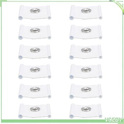 Crochet d'auvent de camping-car, 12 pièces, robuste, polyvalent, Installation facile, Clip de lumière pour auvent de camping-car, (1/4)