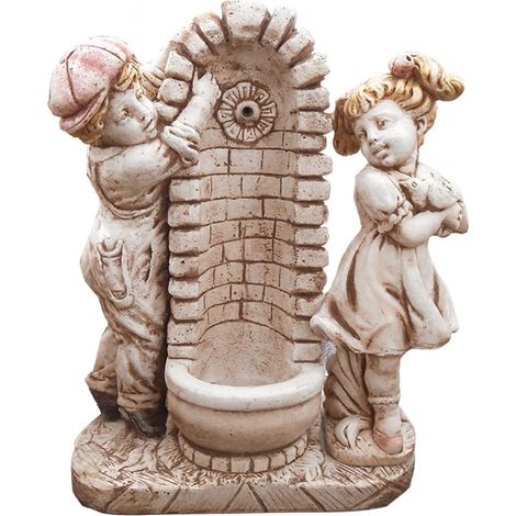 Fontana calcestruzzo cemento senza rubinetto 75x35xh.91cm modello bimbo bimba (1/5)