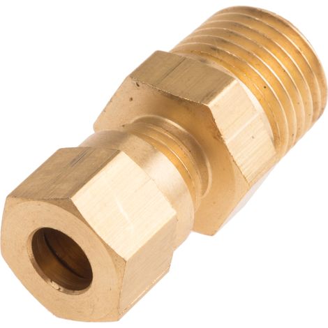 Raccord de compression 1/4 BSPT pour Thermocouple, Ø 6mm ( Prix pour 1 ) (1/2)
